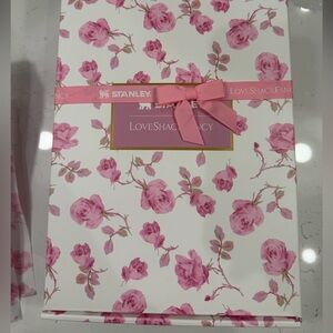 Loveshackfancy Stanley Ribbon Rosa Tumbler 40 Oz NIB